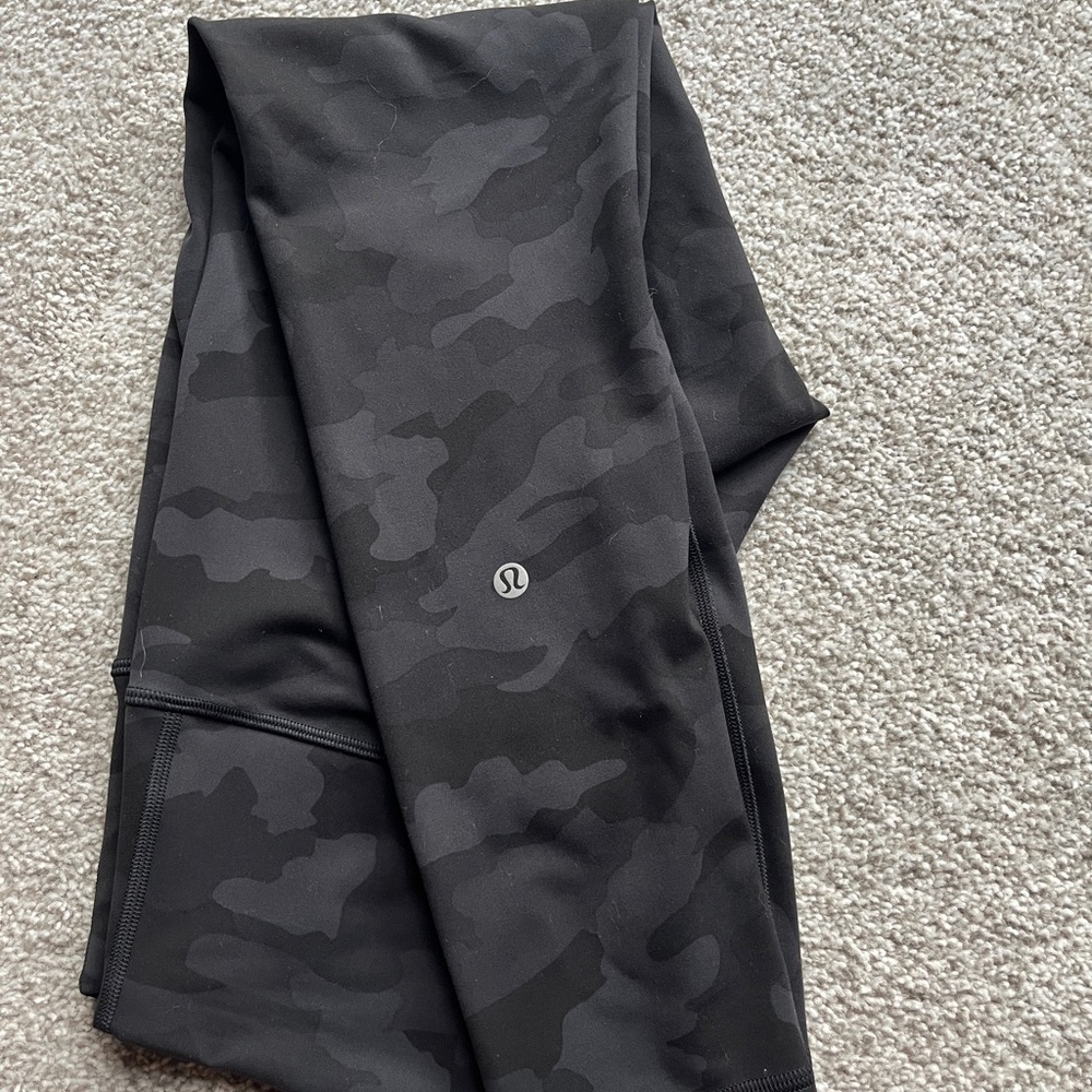 Lululemon Black Camo Leggings